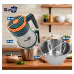 Procesadora Picadora Eléctrica Carne Verduras 2 Litros 250w Plateado - Imagen 5