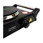 Anafe Cocina Eléctrico Plato Liso 1000w 1 Hornalla Con Asas Negro - Imagen 3