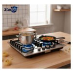 Anafe Gas Starlux Empotrable De Pie 4 Hornallas Plateado Plateado - Imagen 9