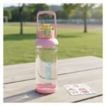 Botella Caramañola Deportiva Gimnasio 2 Litros Manija Rosa - Imagen 7