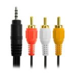 Cable Spica 4 Contactos A 3 Rca 1,80 Metros Audio Video