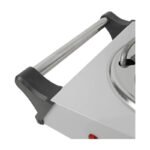 Anafe Cocina Cocinilla Eléctrico 1000w 1 Hornalla Con Asas Blanco - Imagen 4