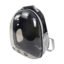 Mochila Cápsula Transparente Portátil Mascota Perro Gato 360 Negro