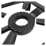 Anafe Grande 40 X 40 Quemador Gas 1 Hornalla Camping Hierro Negro - Imagen 4