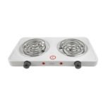 Anafe Cocina Cocinilla Eléctrico 2000w Dos Hornallas Blanco - Imagen 2