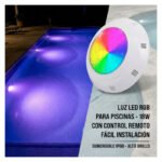 Luz Foco Lámpara Led Para Piscinas 12v 18w Rgb Rgb - Imagen 6