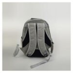 Mochila Cápsula Transparente Portátil Mascota Perro Gato 360 Gris - Imagen 2