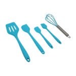 Kit Set 5 Piezas Utensillos Cocina Silicona Varios Colores - Imagen 2