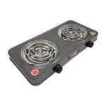 Anafe Cocina Cocinilla Eléctrico 2000w Dos Hornallas Gris Gris