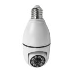 Cámara Seguridad Lámpara Portalámparas Wifi 360 Audio 2 Vías Blanco