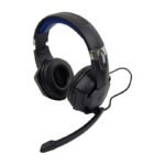 Auriculares Gamer Vincha Con Micrófono Color Negro Con Led Azul - Imagen 2