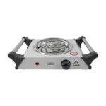 Anafe Cocina Cocinilla Eléctrico 1000w 1 Hornalla Con Asas Blanco - Imagen 2