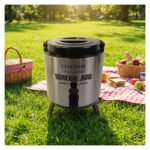 Termo Dispensador De Agua Portatil 5.8 Litros Frío Calor Gris - Imagen 8