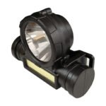 Linterna Minero Luz Led Recargable Usb Cabeza Camping Cómoda Blanco Negro - Imagen 2