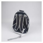 Mochila Cápsula Transparente Portátil Mascota Perro Gato 360 Negro - Imagen 2