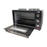 Horno 2 En 1 Eléctrico Doble Anafe Plato Liso Starlux 30l Negro - Imagen 4