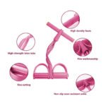 Elástico Ejercicio Abdominales Gimnasio Fitness Rosa - Imagen 3