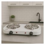 Anafe Cocina Cocinilla Eléctrico 2000w Dos Hornallas Blanco - Imagen 5