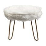 Banco Banquito Reposapies Felpudo Hasta 113kg