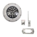 Luz Foco Lámpara Led Para Piscinas 12v 24w Rgb Rgb - Imagen 4