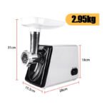 Picadora De Carne Pica Carne Embutidos Eléctrica 2500w V.a - Imagen 5