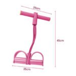 Elástico Ejercicio Abdominales Gimnasio Fitness Rosa - Imagen 2