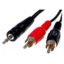 Cable Spica Estéreo A 2 Plug Rca 1,80 Metros