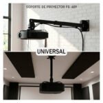 Soporte Universal Para Proyector Pared Y Techo Metal Robusto - Imagen 6