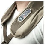 Masajeador Cervical Eléctrico Espalda Cuello Hombro Portátil Crema - Imagen 3