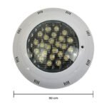 Luz Foco Lámpara Led Para Piscinas 12v 24w Luz Blanca Blanco Frío - Imagen 2