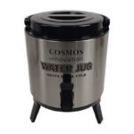 Termo Dispensador De Agua Portatil 5.8 Litros Frío Calor Gris