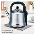 Jarra Eléctrica Boma 1,2l Acero Inoxidable 1500w | Ero Color Plateado - Imagen 3