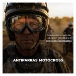 Antiparra Negra Moto 3 Lentes Amarillo Gris Transparente Negro L - Imagen 9