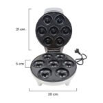 Donera Máquina Donas Donut Maker 7 Mini Donas Blanco Blanco - Imagen 5