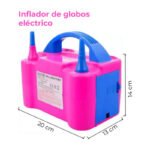 Compresor Inflador De Globos Eléctrico 2 Punteros 600w - Imagen 5