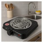 Anafe Eléctrico Starlux 1000w 1 Hornalla Color Negro Aluminio - Imagen 5