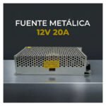 Fuente Transformador 220v A 12v 20a Hasta 240w Led Cctv - Imagen 6