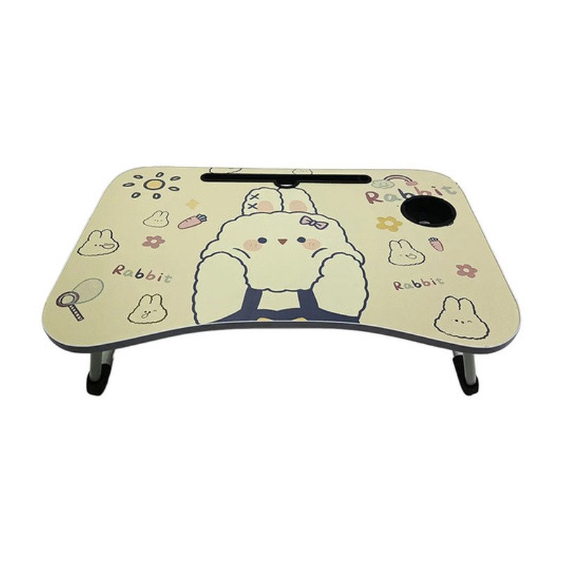 D_698427-MLU109557632197_032026-O.jpg Mesa Plegable Bandeja Comida Ideal Cama Desayuno Motivos Blanco - Imagen 1