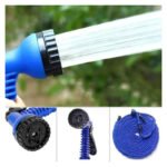 Manguera Mágica Extensible 52 Metros Riego + Pistola 7 Modos Azul - Imagen 7
