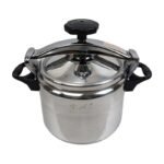 Olla A Presión V.a. Aluminio 7 Litros Para Gas Y Halógena Gris