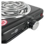 Anafe Eléctrico Starlux 1000w 1 Hornalla Color Negro Aluminio - Imagen 4