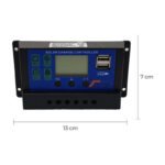 Regulador Controlador Panel Solar Carga Solar 10 Amperes - Imagen 8