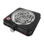 Anafe Eléctrico Starlux 1000w 1 Hornalla Color Negro Aluminio