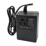 Transformador Voltaje 220v A 110v Hasta 200w Negro Negro - Imagen 7