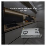 Fuente Transformador 220v A 12v 40a Hasta 480w Led Cctv - Imagen 10