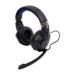 Auriculares Gamer Vincha Con Micrófono Color Negro Con Led Azul - Imagen 2