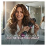 Cepillo Secador Alisador 360 Grados 3 En 1 Eléctrico Negro Negro - Imagen 7