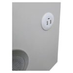 Mesa Mesita De Luz Smart Parlante Luz Led Carga Inalámbrica Mate Gris - Imagen 4