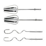 Batidora De Mano Scarlett Con Paletas Batidoras Y Amasadores Blanco - Imagen 3