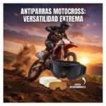 Antiparra Negra Moto 3 Lentes Amarillo Gris Transparente Negro L - Imagen 7